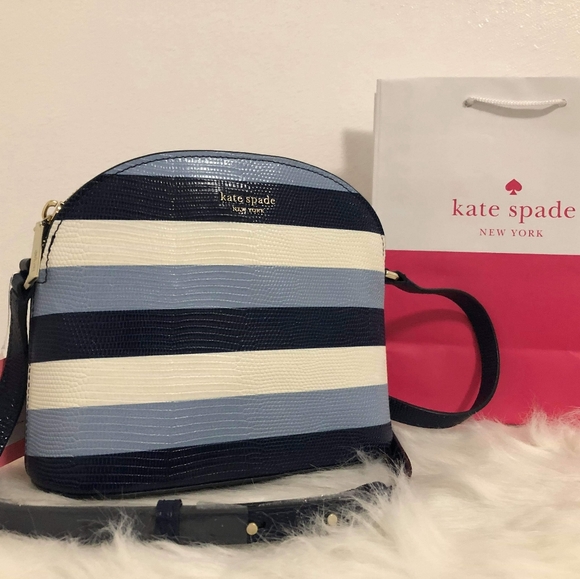 NWT Kate spade Sylvia emboss medium dome crossbody - Picture 1 of 8